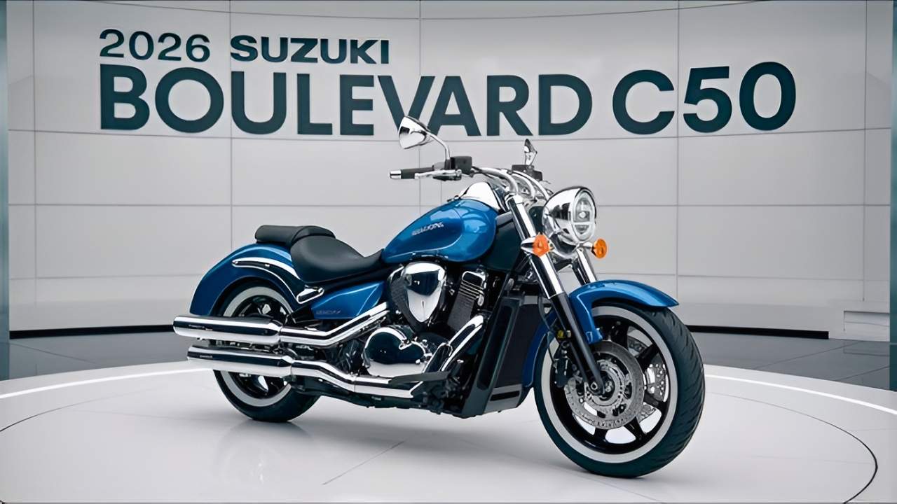Nueva Suzuki Boulevard C50 2026: Primer Vistazo, Diseño Clásico y Gran Comodidad
