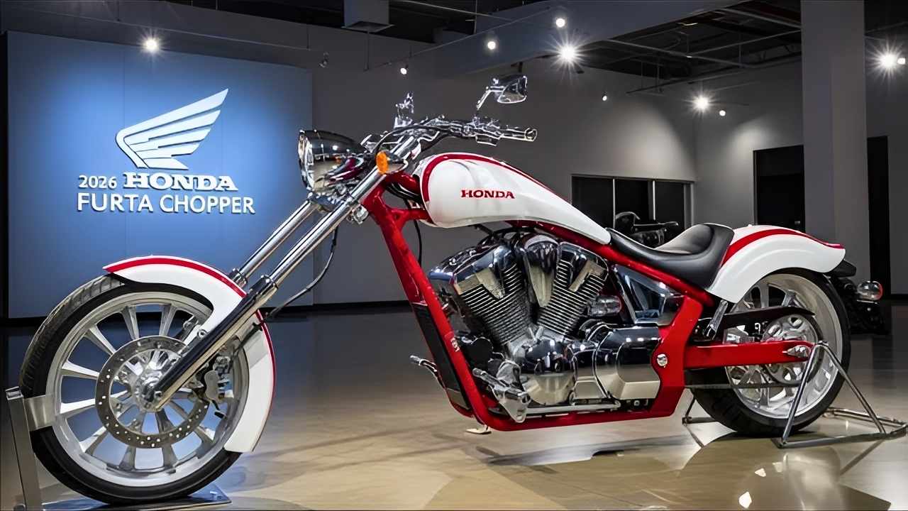 Honda Fury Chopper: Moto Cruiser Extrema con Diseño Largo y Estilo Único
