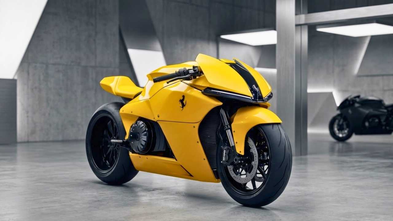 Moto Ferrari 2026 Concept: Diseño Futurista, Lujo Premium y Potencia Inspirada en Superdeportivos