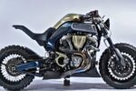 Blue Falcon: Moto Personalizada Basada en Yamaha MT-01 con Estilo Único y Potente Diseño