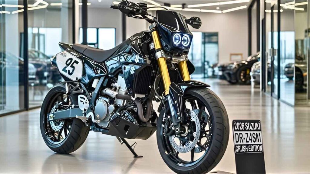 Suzuki DR-Z4SM 2026 Crush Edition: La Supermoto Definitiva Regresa Mejor que Nunca
