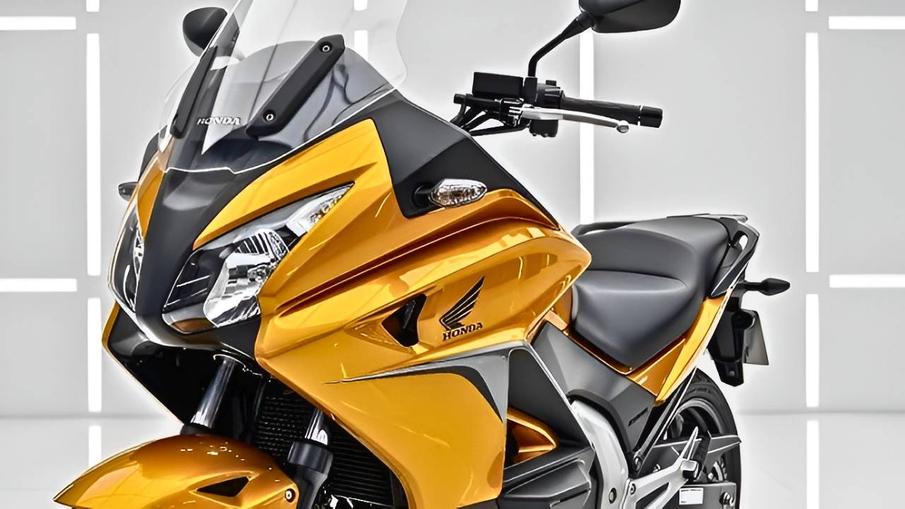 Honda NT700V Deauville Amarilla: La Moto Touring Cómoda y Fiable para Viajes Largos
