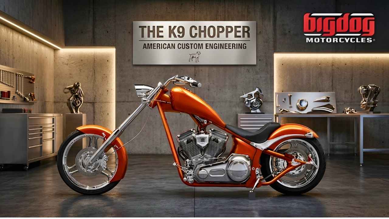 Big Dog K9 Ridgeback: Chopper Personalizada con Estilo Radical y Potencia Brutal