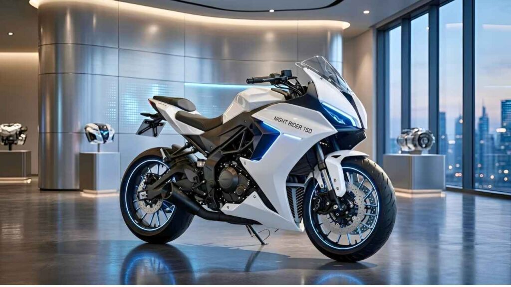 NIGHT RIDER 150 – Diseño de Moto Futurista Creado con Inteligencia Artificial